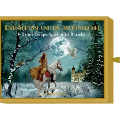 Spielzeug|Adventsdeko & Kalender-Advent-Escape-Spiel "Drei Schüsse und ein Aschenbrödel"