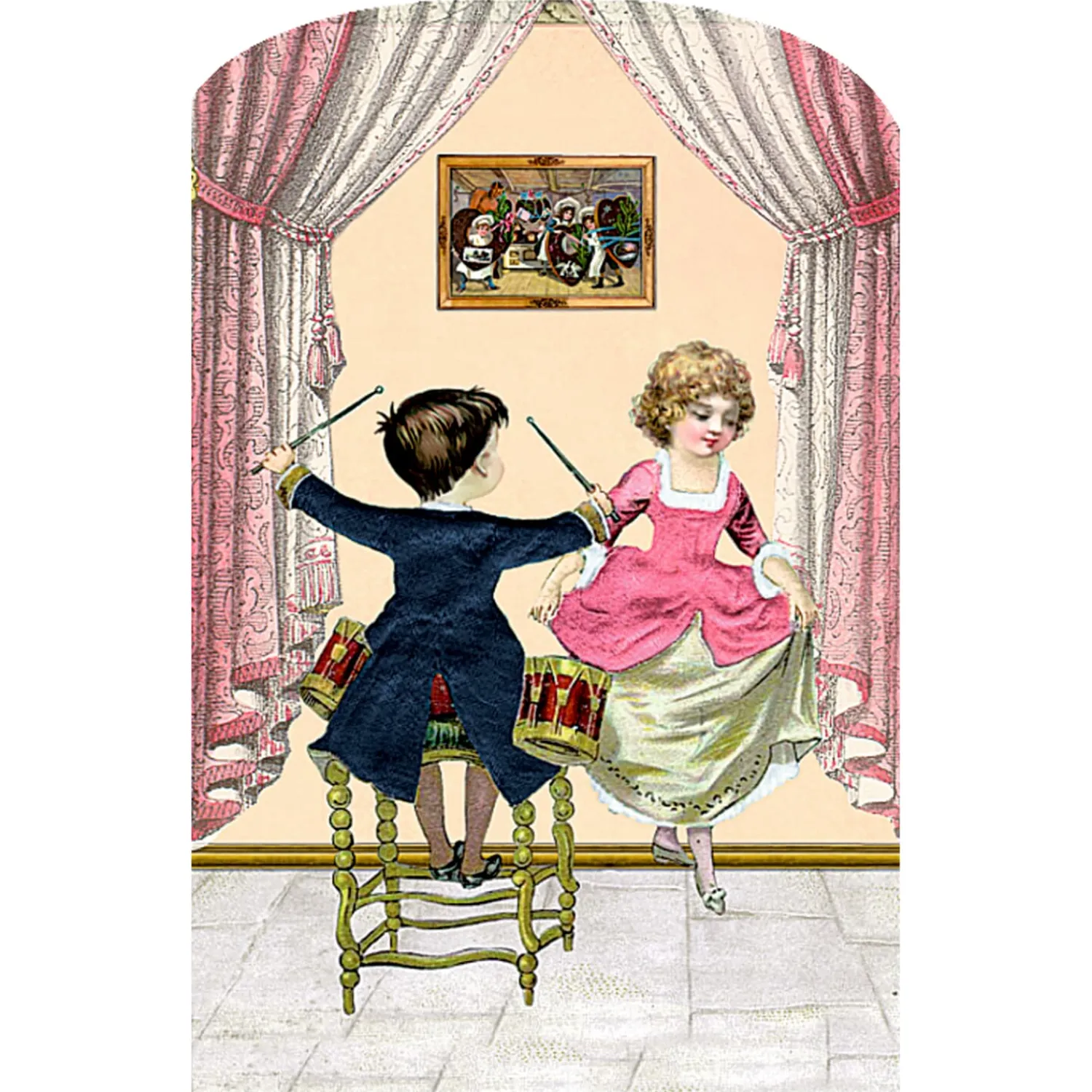 Adventsdeko & Kalender-Adventskalender "Es klingt und singt im Weihnachtshaus"