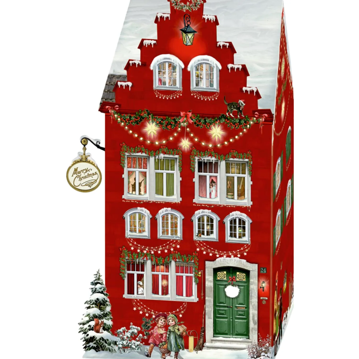 Adventsdeko & Kalender-Aufstell-Adventskalender "Happy Christmas Home"
