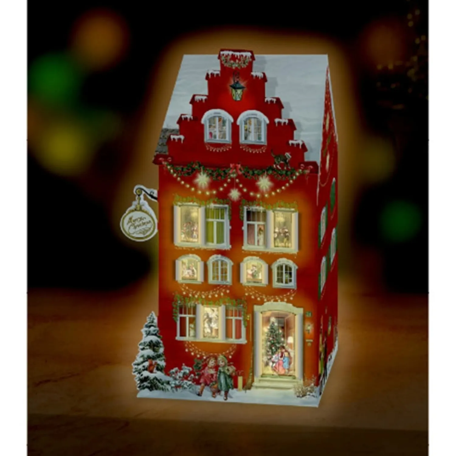 Adventsdeko & Kalender-Aufstell-Adventskalender "Happy Christmas Home"