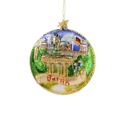 Poesie in Glas Deutschland Motive|Weihnachtskugeln Aus Glas-Baumbehang Medaillon Berlin