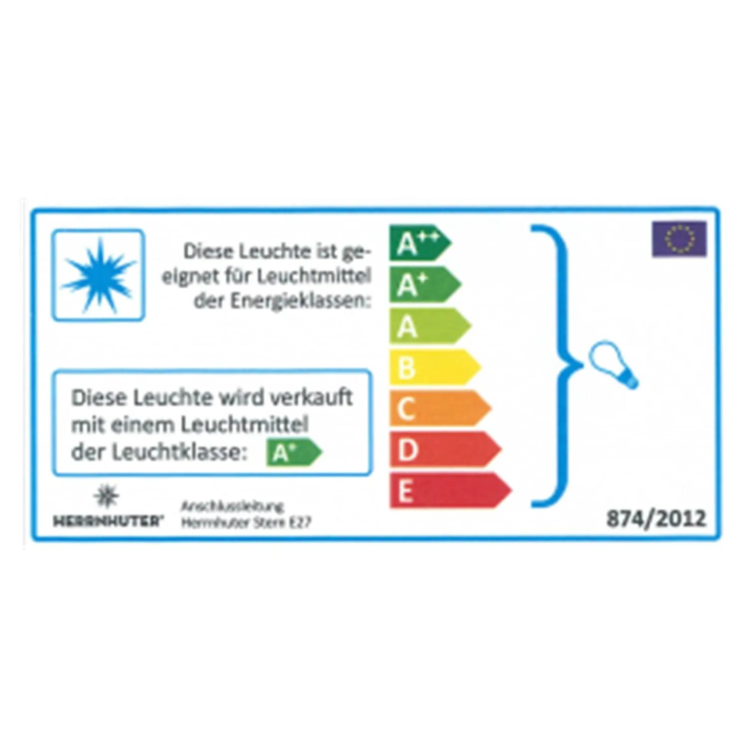 Herrnhuter Sterne Zubehör & Ersatzteile|Sterne-Beleuchtungskabel für A4/A7, gelb, 10m