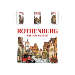 Bierkrüge|Rothenburg Motive-Bierglas "Silhouette Rothenburg", 0,5l