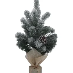 Wohndeko-Bäumchen mit Zapfen, Standfigur