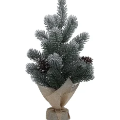 Wohndeko-Bäumchen mit Zapfen, Standfigur