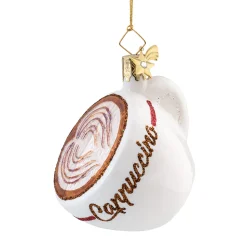 Poesie in Glas Weihnachtskugeln Aus Glas-Cappuccino