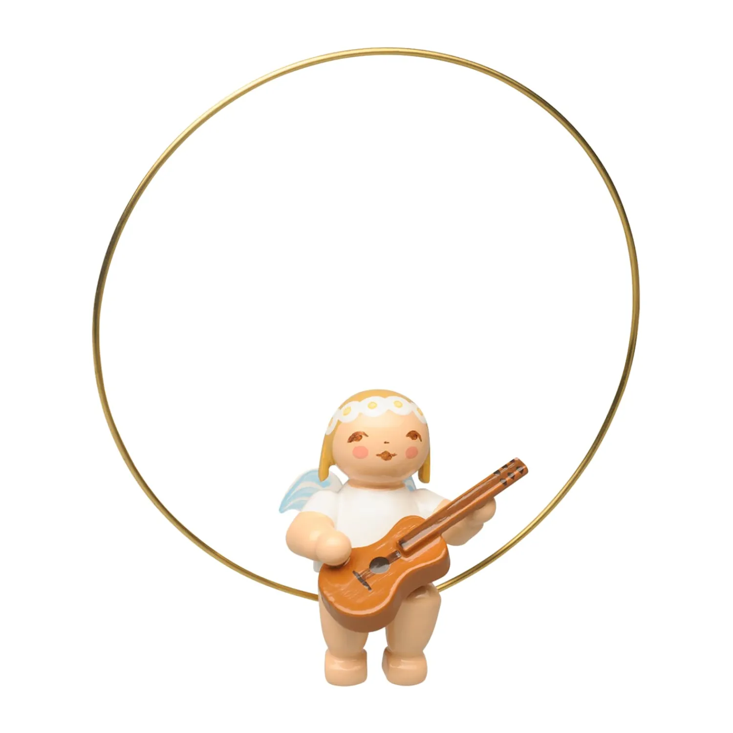 WENDT & KÜHN Wendt & Kühn Kollektion-Christbaumengel im Ring mit Gitarre