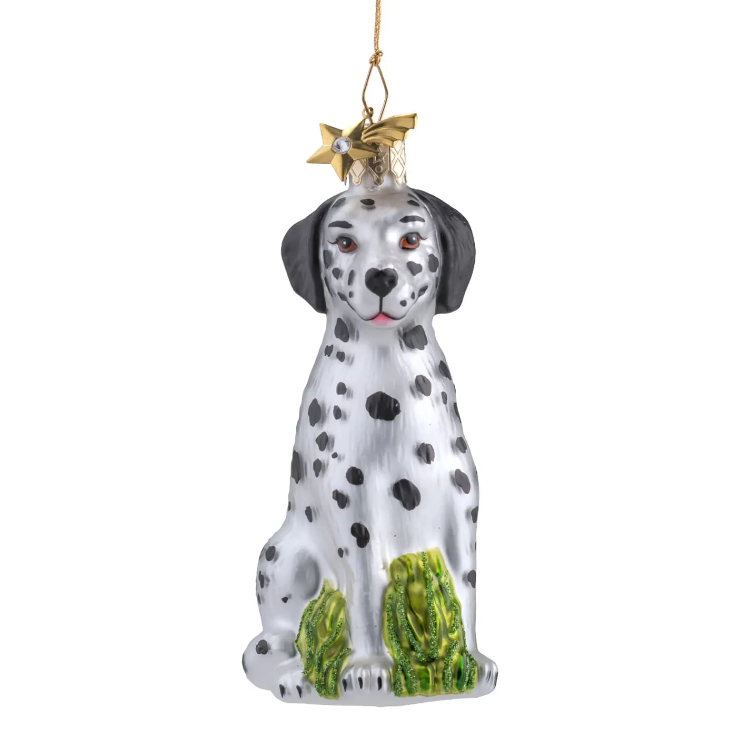 Poesie in Glas Weihnachtskugeln Aus Glas-Dalmatiner, Glas-Baumbehang