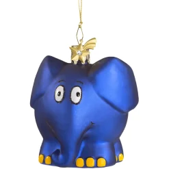 Poesie in Glas Die Maus|Weihnachtskugeln Aus Glas-Der Elefant