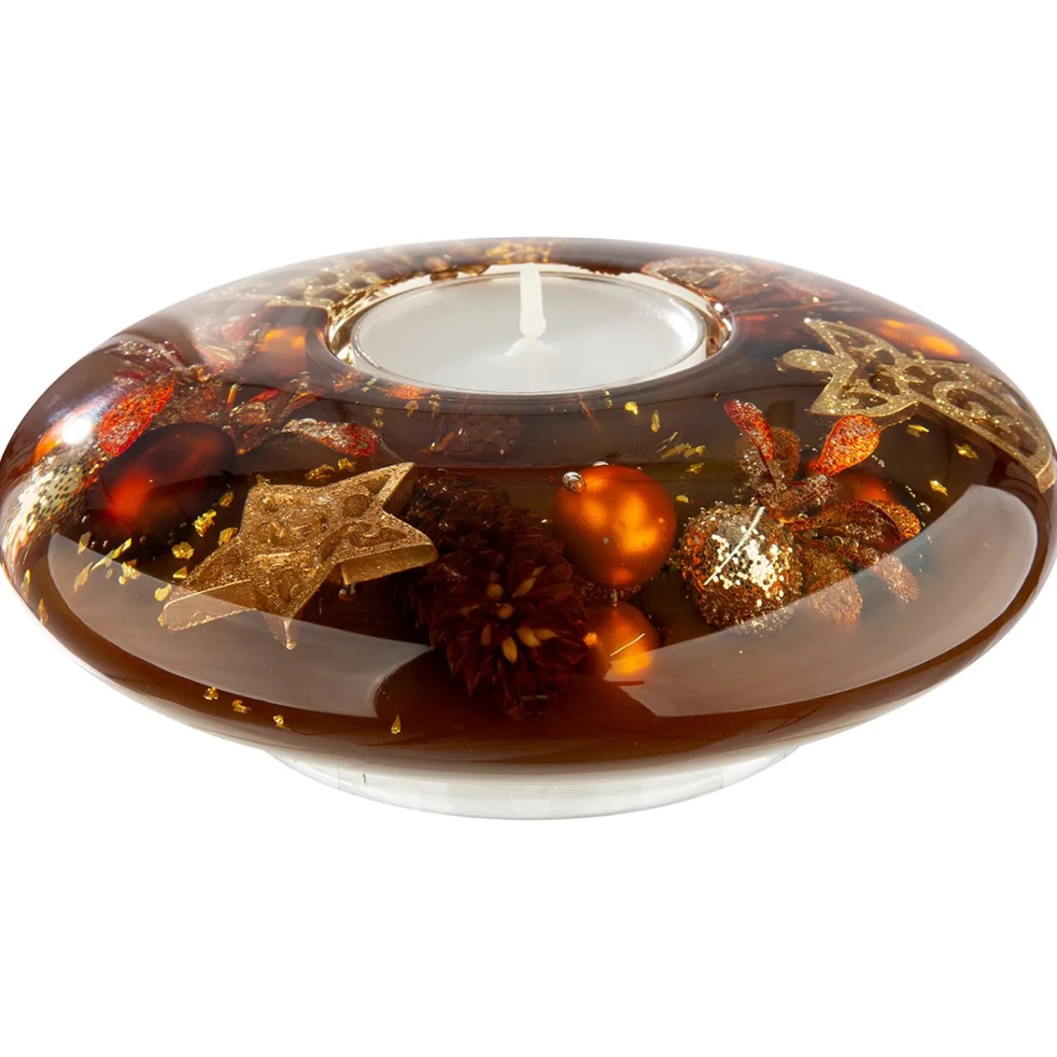 Kerzen & Teelichthalter-Dreamlight "Christmas Ornaments" - Kerzenhalter Ufo Medium