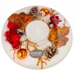 Kerzen & Teelichthalter-Dreamlight "Copper Blessings" - Kerzenhalter Ufo Medium