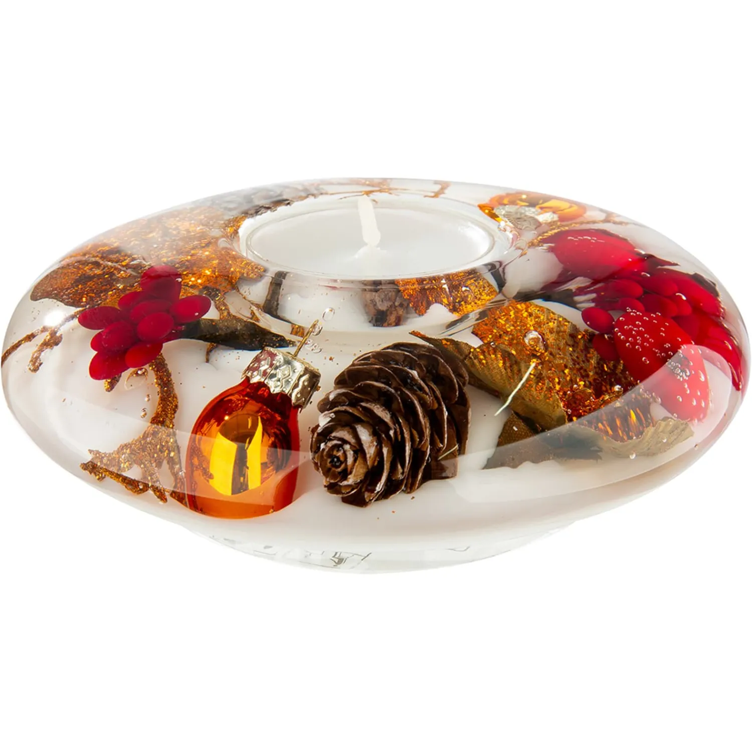 Kerzen & Teelichthalter-Dreamlight "Copper Blessings" - Kerzenhalter Ufo Medium