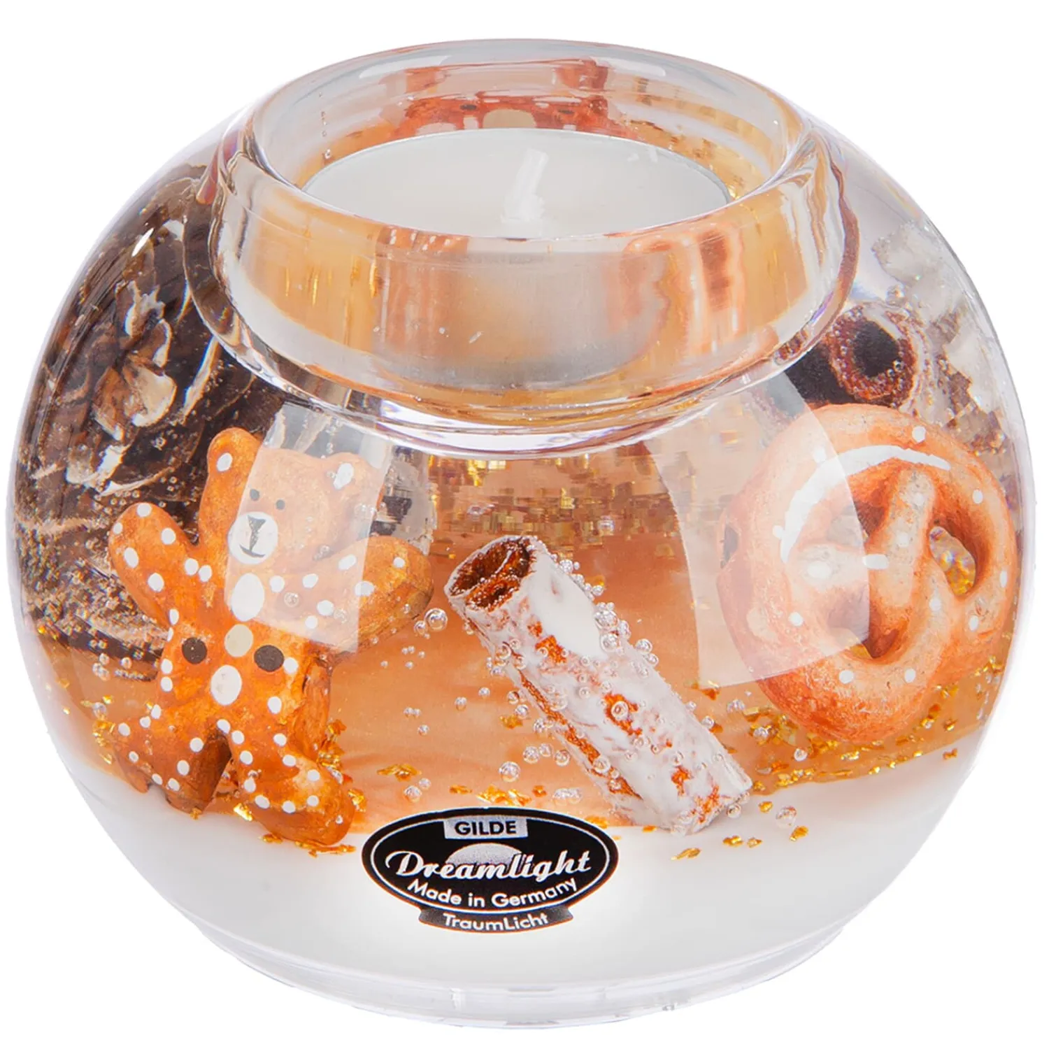 Kerzen & Teelichthalter-Dreamlight "Gingerbread" - Kerzenhalter Mercur