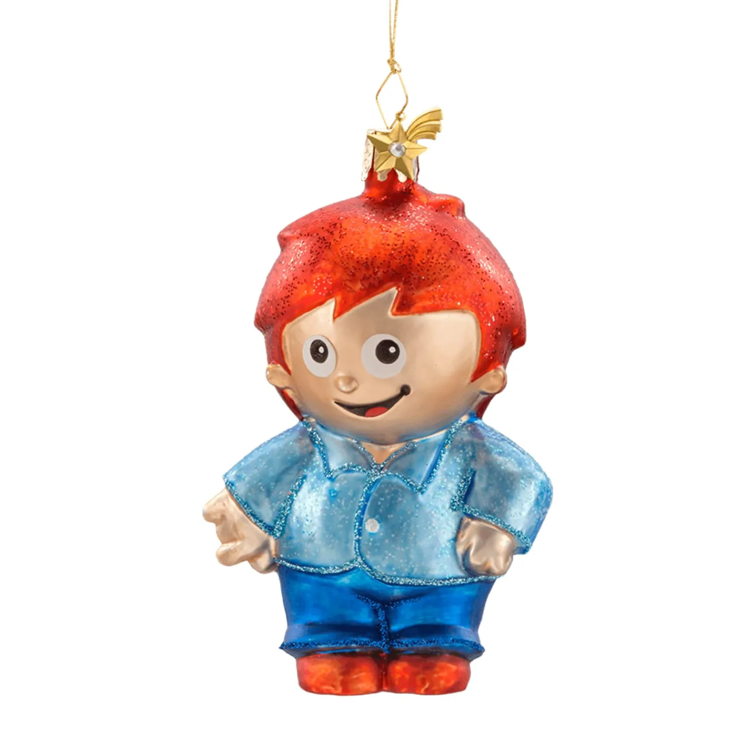 Poesie in Glas Mainzelmännchen|Weihnachtskugeln Aus Glas-Edi