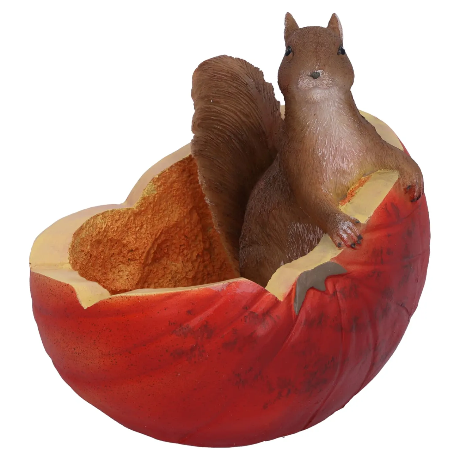 Standfiguren-Eichhörnchen in Kürbis, Standfigur