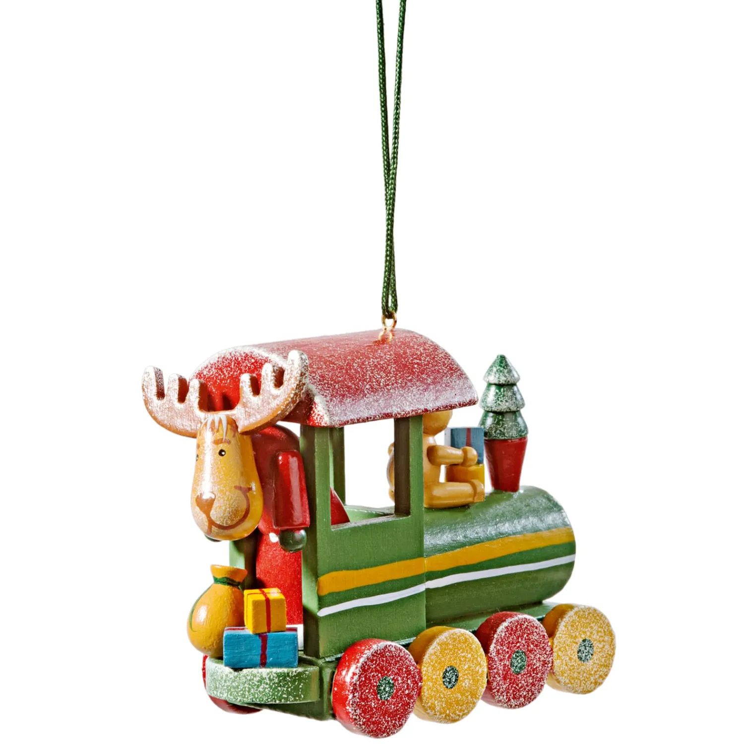 Käthes Original Christbaumschmuck Holz-Elch-Express