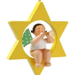 WENDT & KÜHN Wendt & Kühn Kollektion-Engel mit Flöte, im Stern