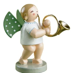 WENDT & KÜHN Wendt & Kühn Kollektion-Engel mit Waldhorn, stehend