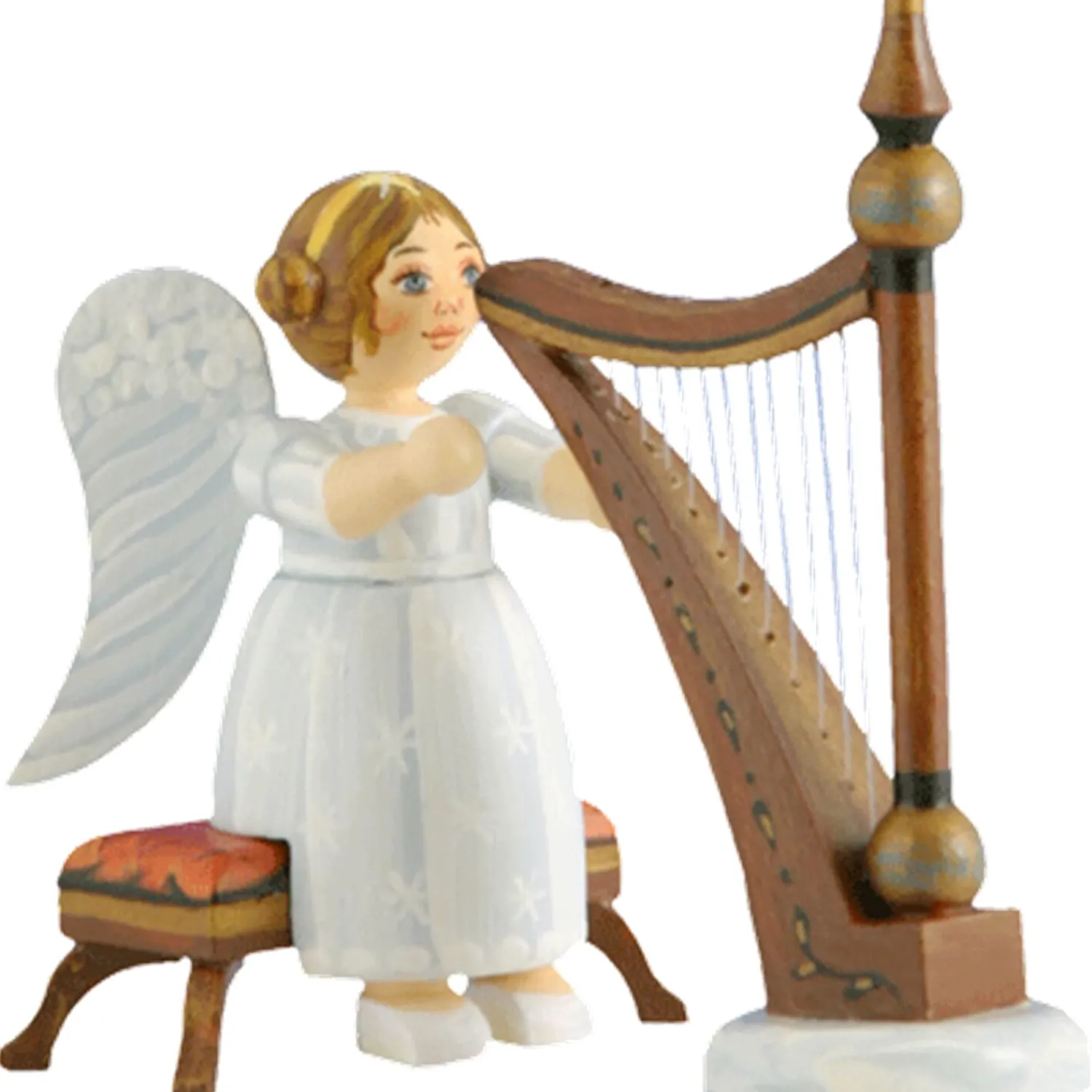 Kindertraum Kindertraum Kollektion-Engel sitzend mit Harfe