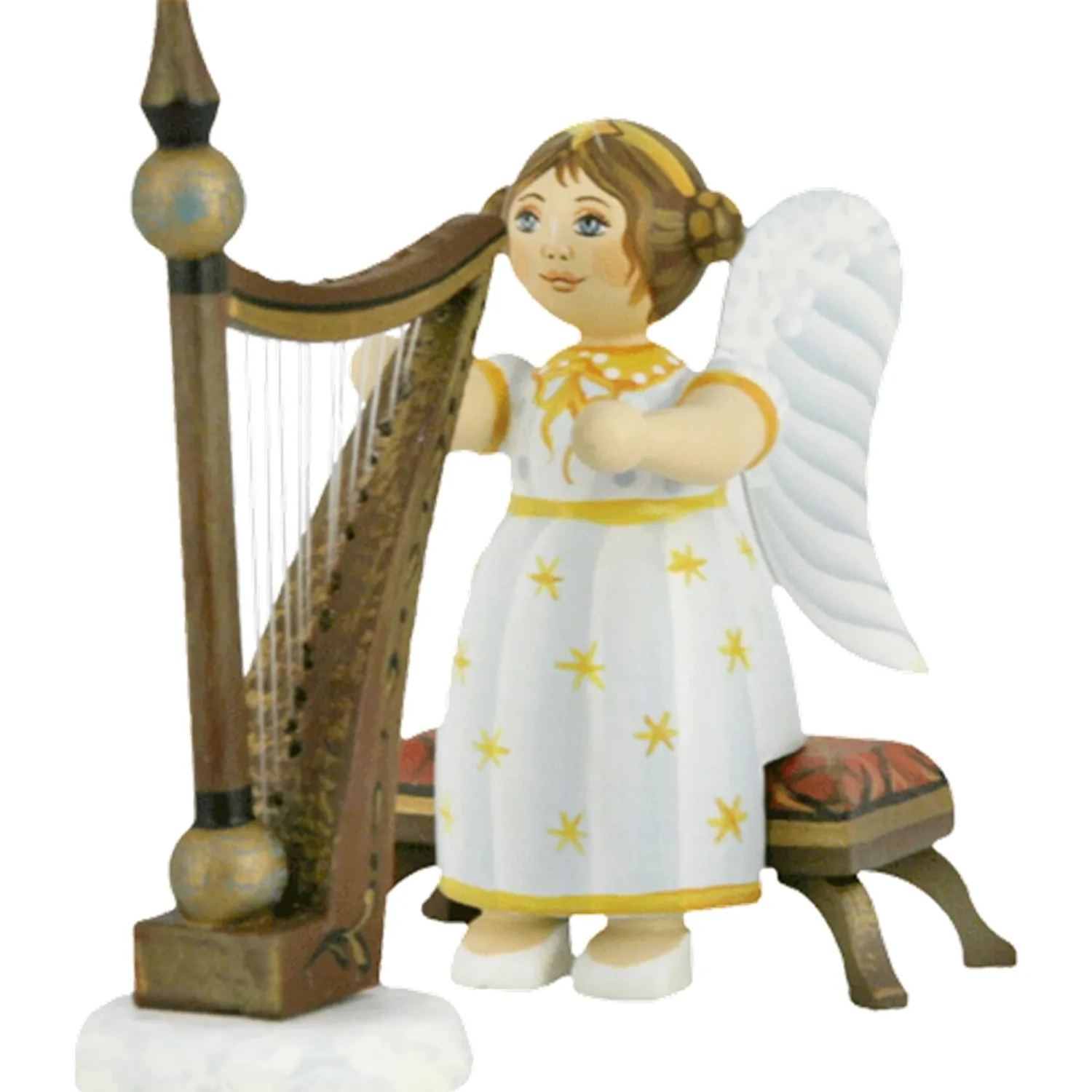 Kindertraum Kindertraum Kollektion-Engel sitzend mit Harfe