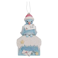 Käthes Original Christbaumschmuck Holz|Weihnachtsdeko Holz-Frostige Weihnachtsgrüße