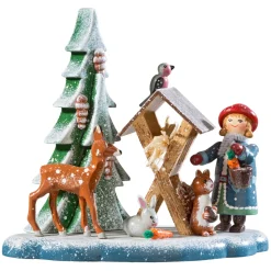 Käthes Original Käthes Original Figuren|Weihnachtsdeko Holz-Futter für die Tiere