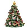 Spieluhr Weihnachten|Standfiguren-Geschmücktes Weihnachtsbäumchen, Musikdose