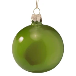 Weihnachtskugeln Aus Glas|Weihnachtskugeln-Glaskugel Opal grün, 7 cm