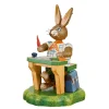 Hubrig Volkskunst Hubrig Miniaturen-Hasenschule schlauer Fritz