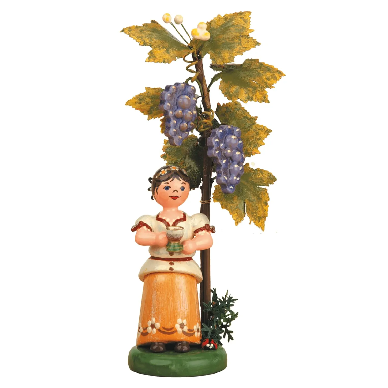 Hubrig Volkskunst Hubrig Miniaturen-Herbstkinder Wein
