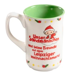 Unser Sandmännchen Und Seine Freunde|Tischdeko-Herr Fuchs und Frau Elster Weihnachtsmarkttasse