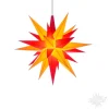 Herrnhuter Sterne Sterne-Herrnhuter Stern, gelb/rot, 13 cm, Kunststoff