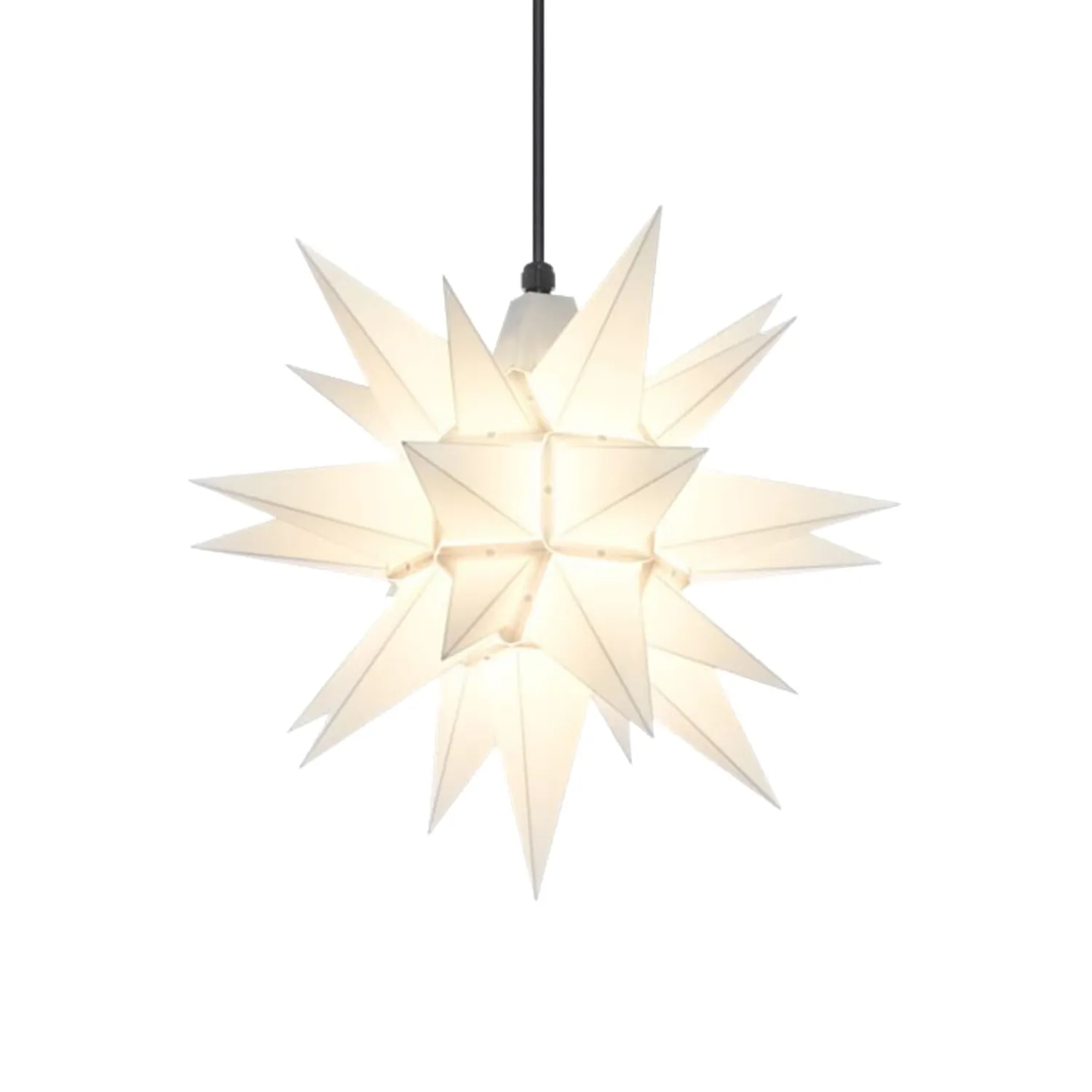 Herrnhuter Sterne Sterne-Herrnhuter Stern, weiß, 40 cm, Kunststoff