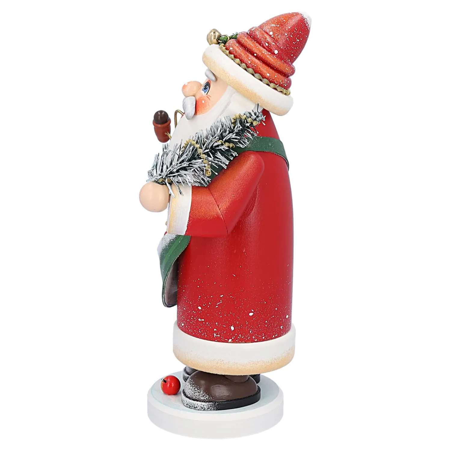 Käthes Original Räuchermänner|Nostalgische Weihnachtsdeko-Holzknoddl "Nostalgischer Weihnachtsmann", Räuchermännchen