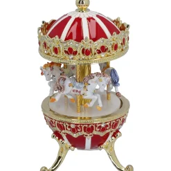 Nostalgische Weihnachtsdeko|Spieluhr Weihnachten-Karussell, Musikdose