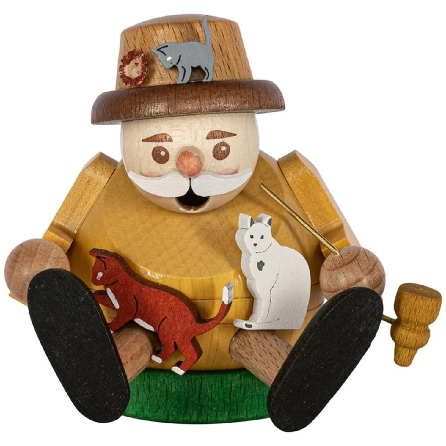 Richard Glässer Räuchermänner-Katzenliebhaber, Räuchermännchen