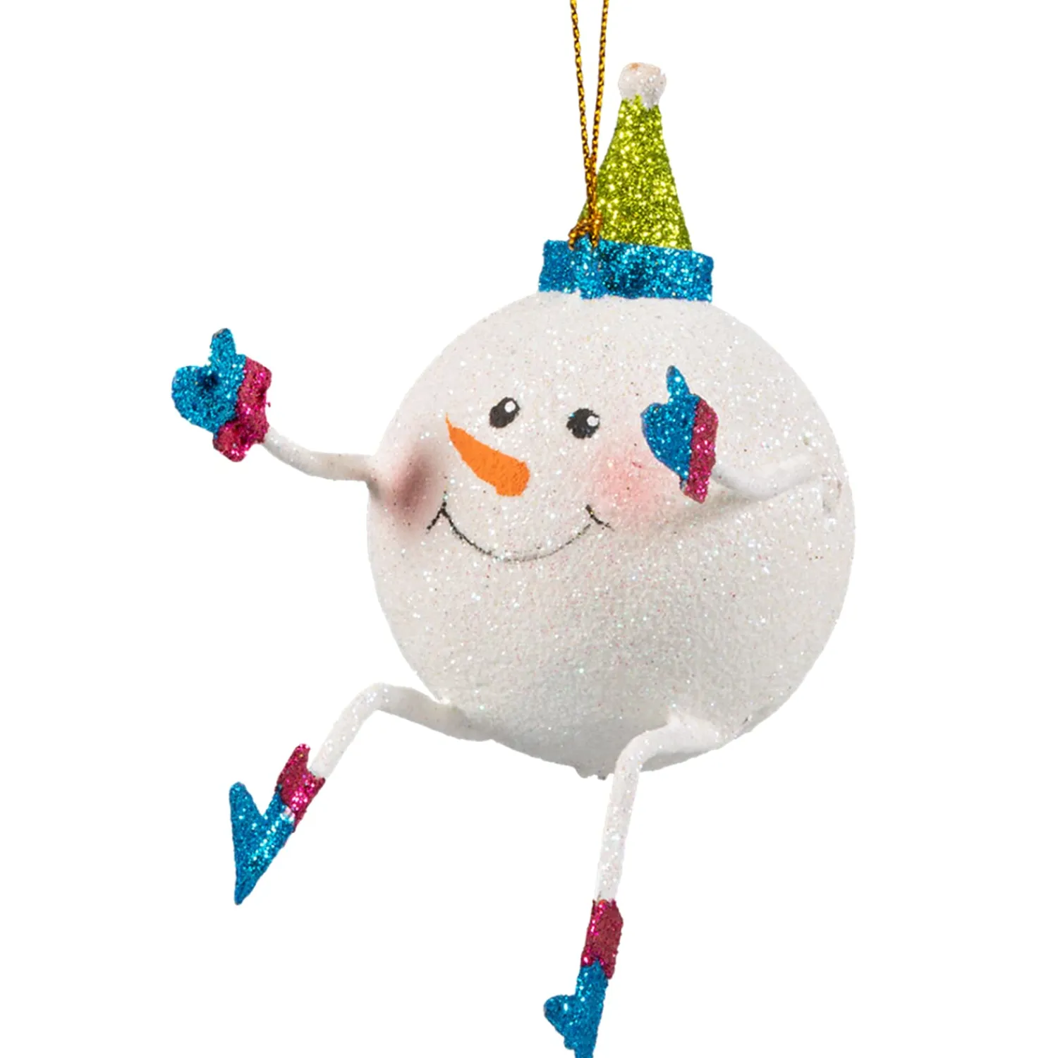 Baumschmuck Aus Metall-Kugel-Schneemann