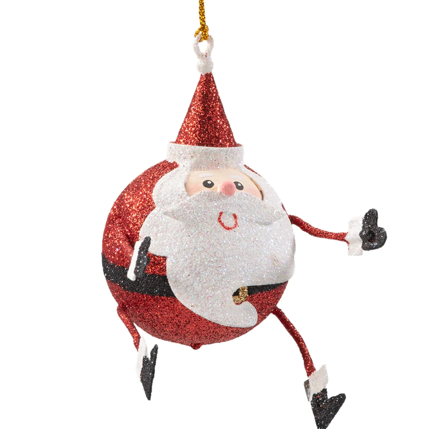 Baumschmuck Aus Metall-Kugel-Weihnachtsmann