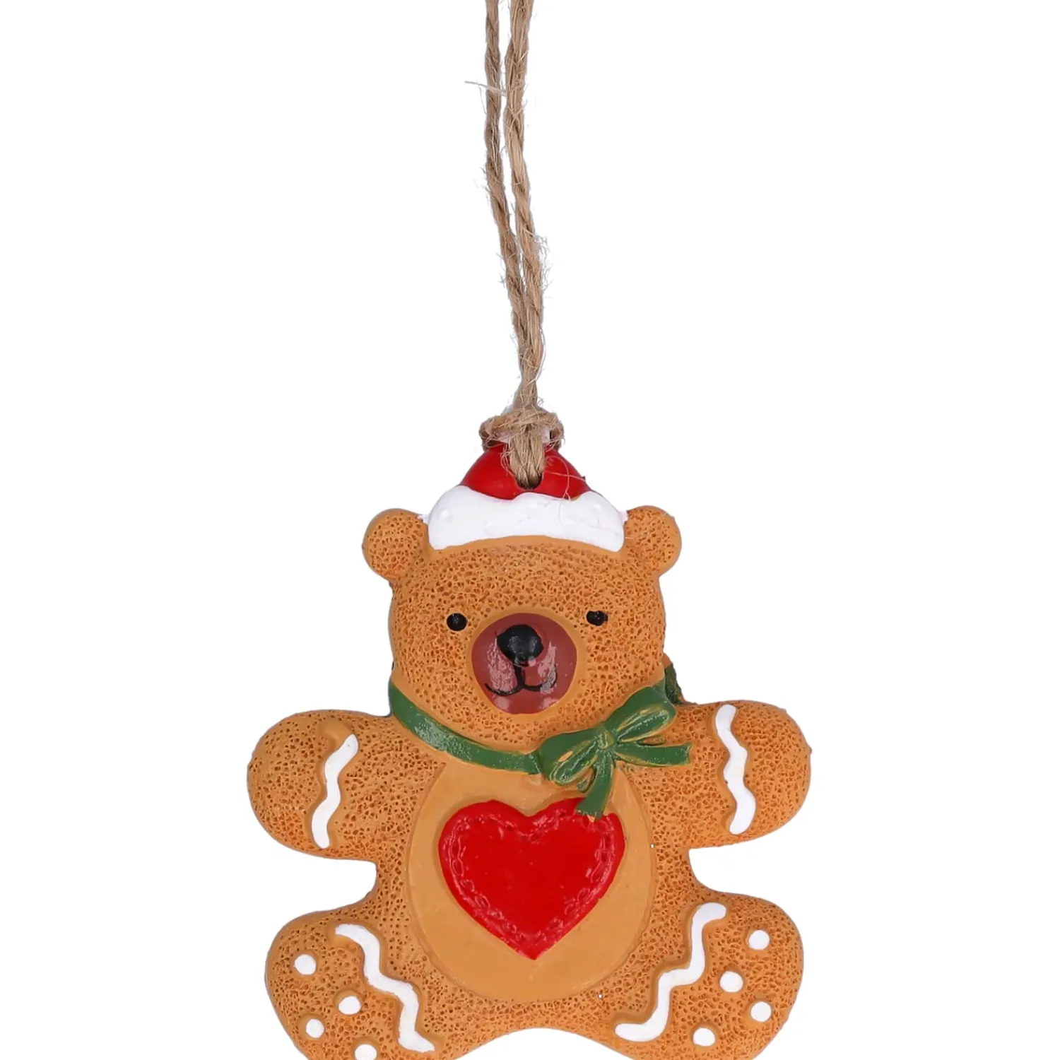 Baumschmuck Aus Kunstharz-Lebkuchenbär, Kunstharz-Baumbehang