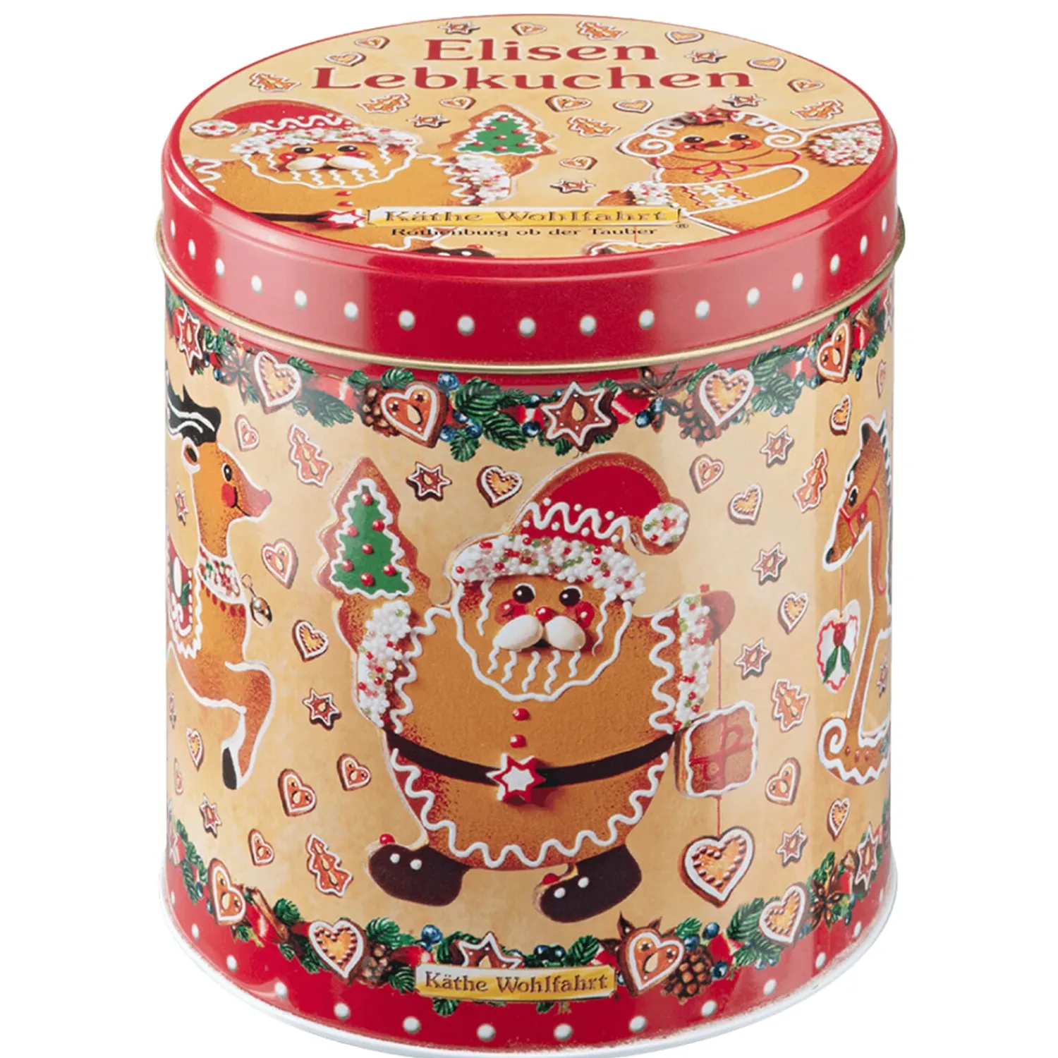 Süßwaren-Lebkuchendose mit 5 Lebkuchen