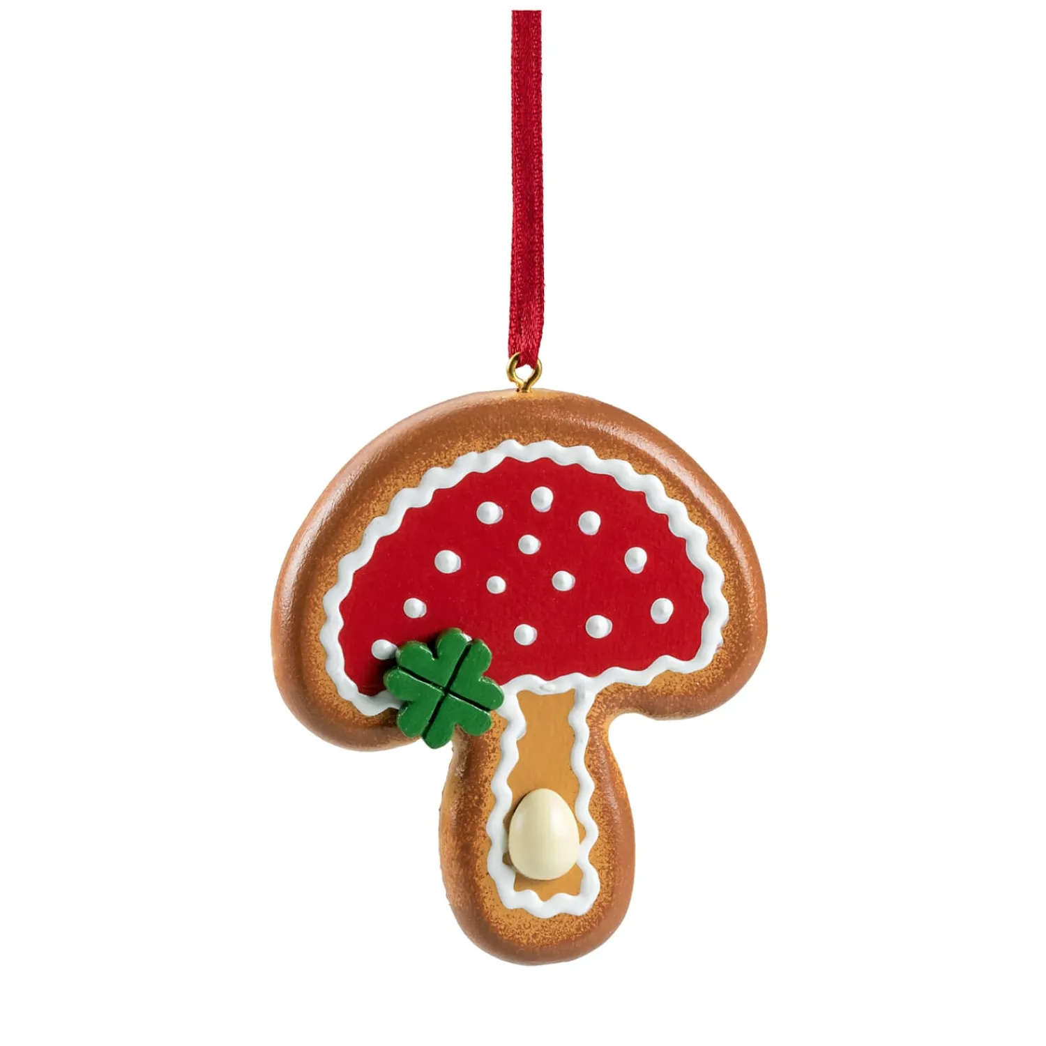 Käthes Original Christbaumschmuck Holz-Lebkuchen-Glückspilz