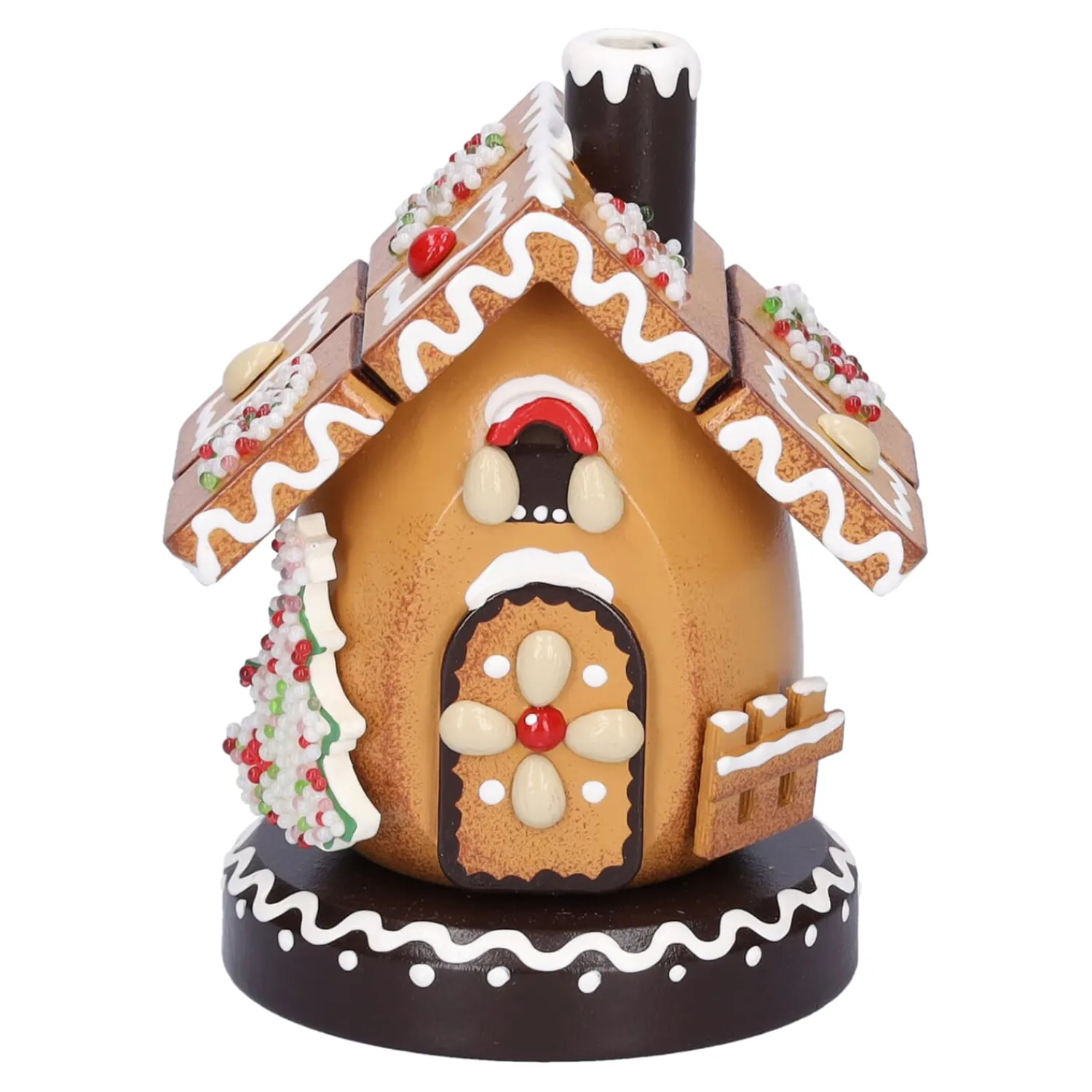 Käthes Original Räuchermänner|Weihnachtsdeko Holz-Lebkuchenhaus, Duftl