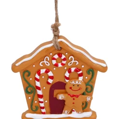 Baumschmuck Aus Kunstharz-Lebkuchenhaus, Kunstharz-Baumbehang