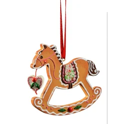 Käthes Original Christbaumschmuck Holz-Lebkuchenpferd