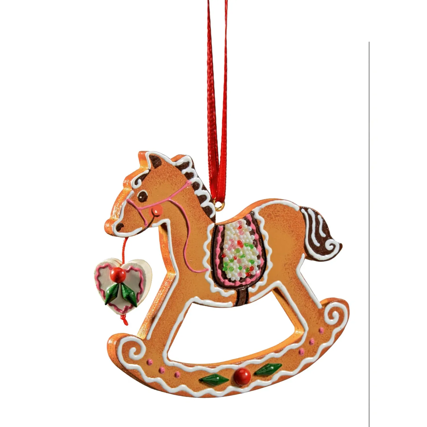 Käthes Original Christbaumschmuck Holz-Lebkuchenpferd