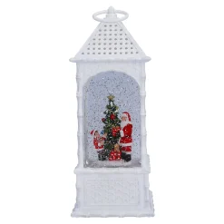 KONSTSMIDE Laternen Weihnachten-LED Schneelaterne "Heiligabend", 27 cm