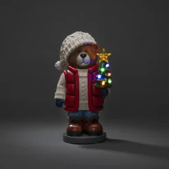 KONSTSMIDE Standfiguren-LED Teddybär