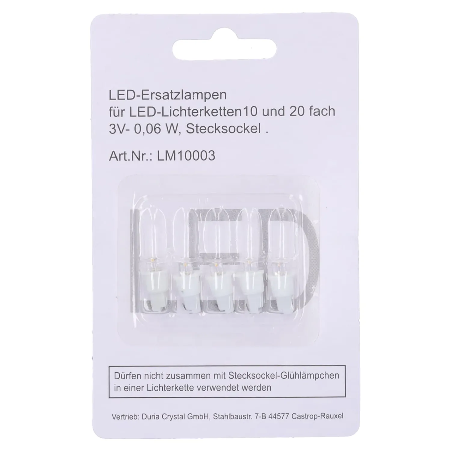 RATAGS Holzdesign Zubehör & Ersatzteile-LED-Lampen 3V-0,06W, Ersatzlampen