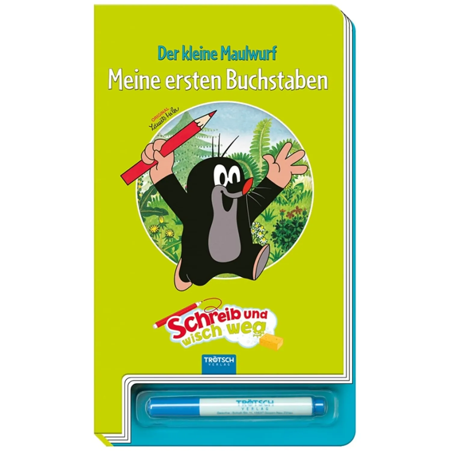 Trötsch Verlag Spielzeug|Der Kleine Maulwurf „Krtek”-Lernheft "Meine ersten Buchstaben - Der kleine Maulwurf"