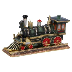 Nostalgische Weihnachtsdeko|Wohndeko-Lokomotive, Schatulle